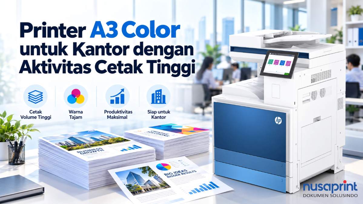 Printer A3 Color untuk Kantor dengan Aktivitas Cetak Tinggi